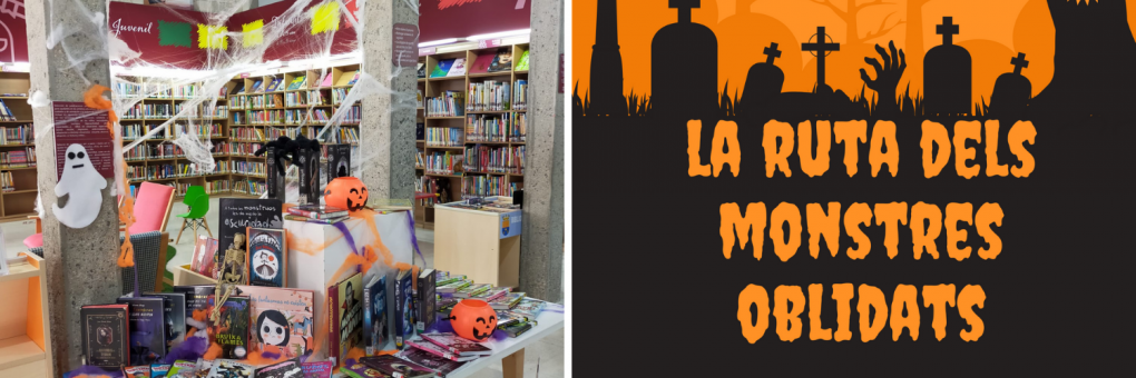 La Biblioteca Municipal celebra Halloween amb el contacontes “La ruta dels monstres oblidats” i una exposició de llibres terrorífica