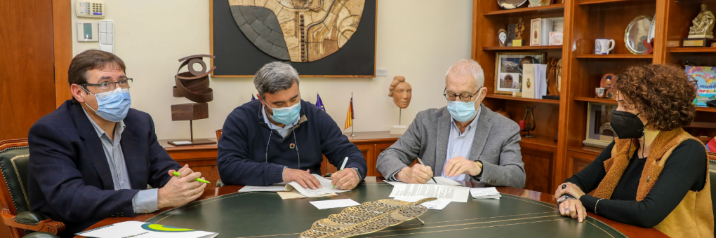 Fundación Mediterráneo, l'Ajuntament de Crevillent i la Cooperativa Elèctrica renoven el conveni per a continuar impulsant “Els Molins”
