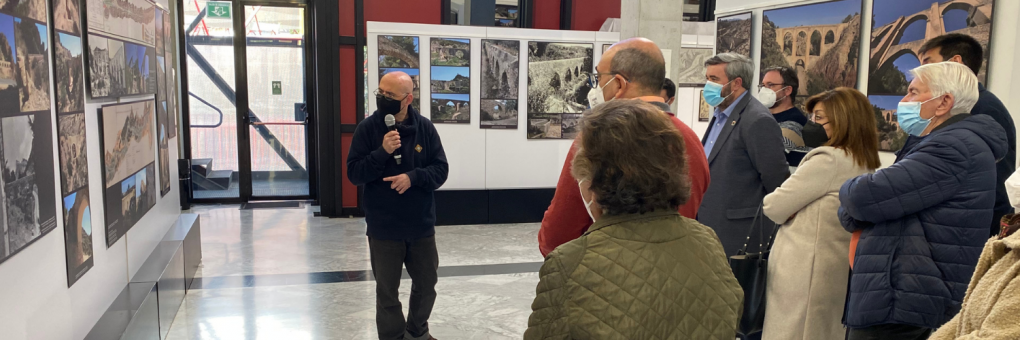 Inauguració de l’exposició “Rius per l’aire, aqüeductes de la Comunitat Valenciana en imatges” a la Casa de Cultura