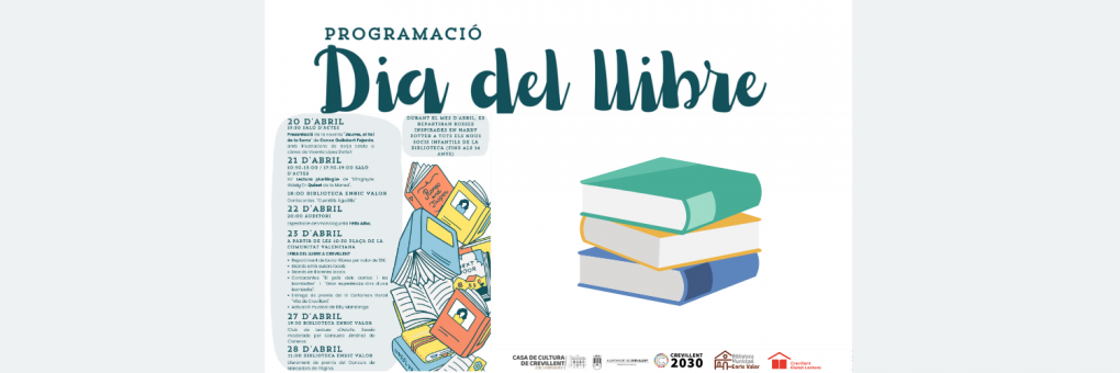 La Biblioteca Municipal organitza multitud d'activitats per a celebrar el Dia Internacional del Llibre