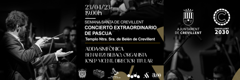 El ADDA Simfònica actuarà en el Concert Extraordinari de Pasqua de Crevillent