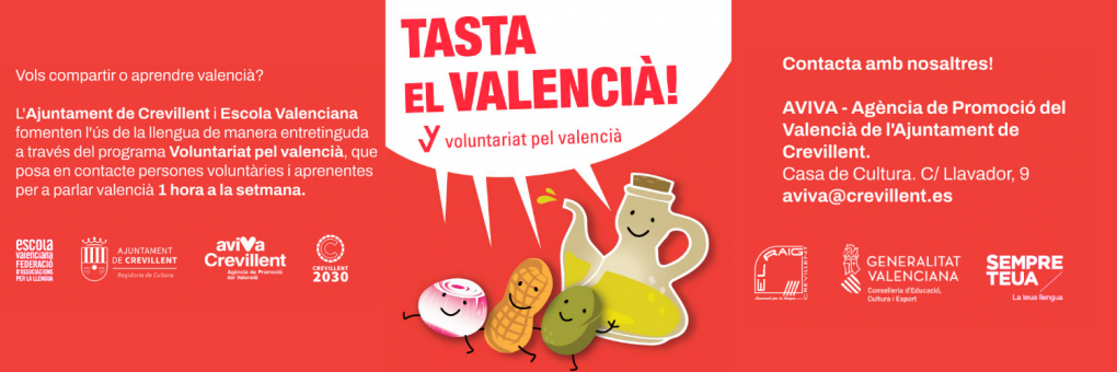 L'Agència de Promoció del Valencià de Crevillent (AVIVA) inicia la 2a edició del programa del Voluntariat pel Valencià