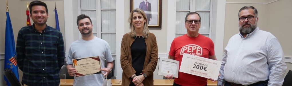 “Pastelería Manuel Lledó” y “Bar Hermanos Ortiz”, los ganadores del XIV Concurso Crevillent D’Tapas organizado por Turismo